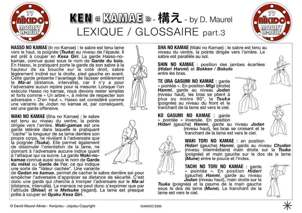 Kamae en images - AIKIDO ESM