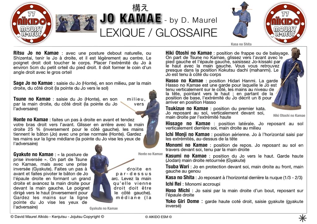 KAMAE de Jo - BUKI-WAZA - by David Maurel pour AIKIDO ESM