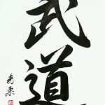 Budo - calligraphie de Pascal Krieger - AIKIDO ESM