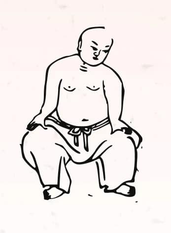 Position 5 - 8 pièces de Brocart - BA DUAN JIN - AIKIDO ESM